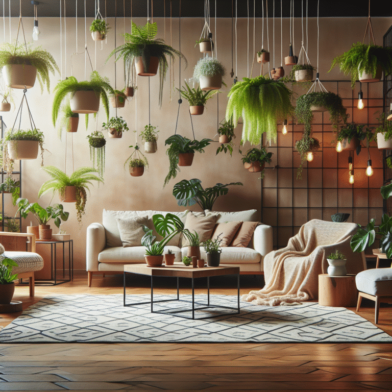 Plantas suspensas que encantam a decoração do ambiente