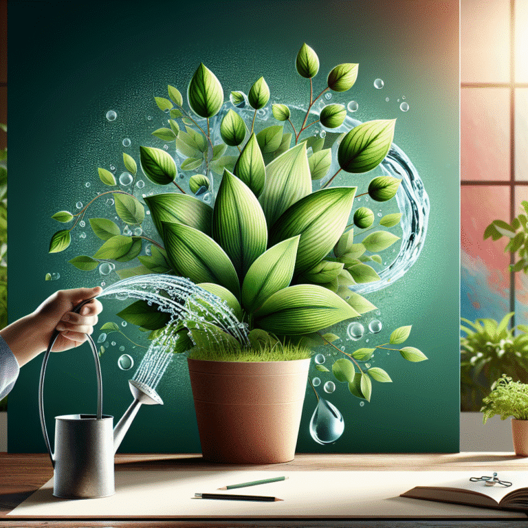 A rega ideal para suas plantas purificadoras