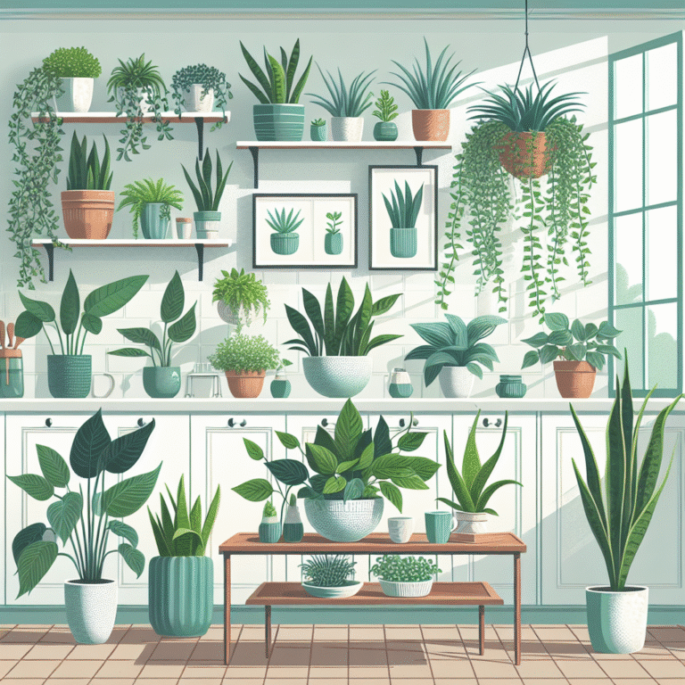 Ideias criativas de decoração com plantas purificadoras