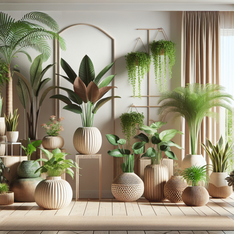 Arranjos de plantas purificadoras que embelezam sua casa