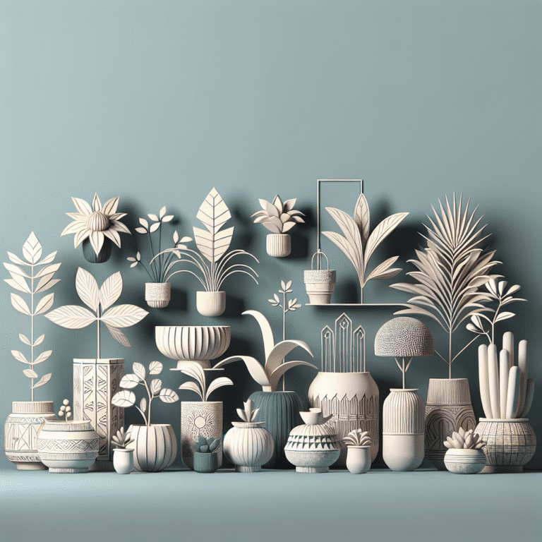 Vasos criativos que dão um toque especial às plantas de interior