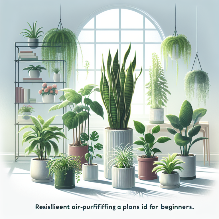 plantas resistentes que purificam o ar para iniciantes