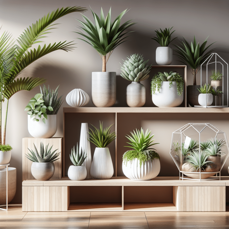 plantas que combinam com decoração moderna