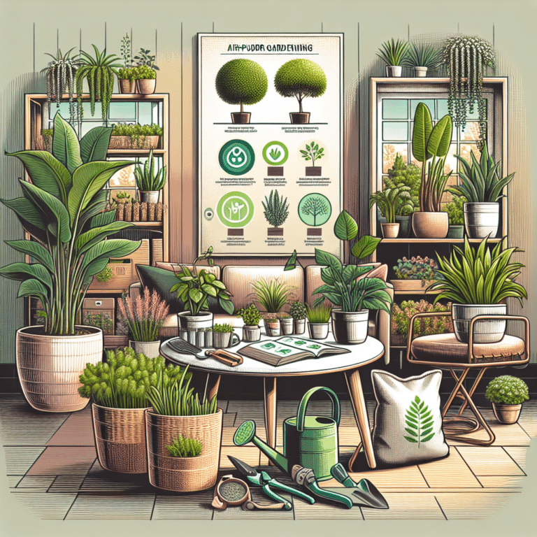 Técnicas de cultivo indoor de plantas que purificam o ar