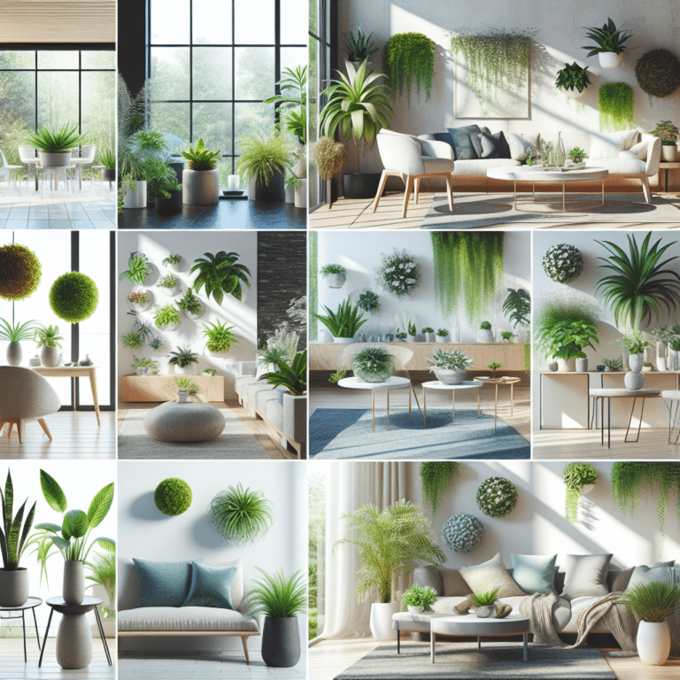 ideias de jardins internos com plantas purificadoras