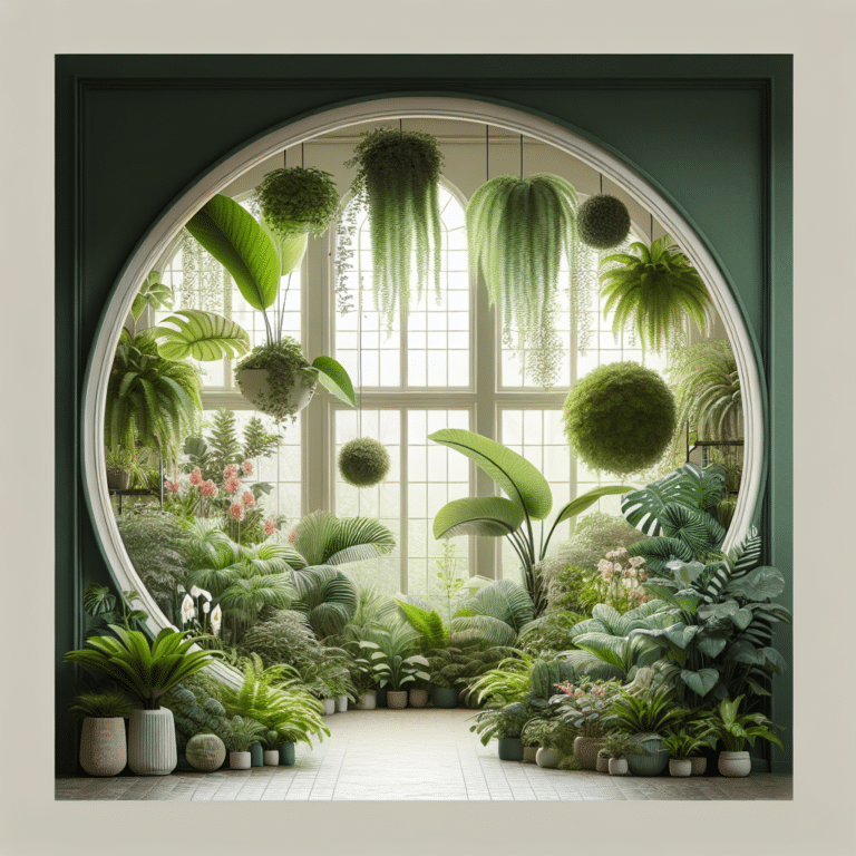 ideias de jardins internos com plantas purificadoras