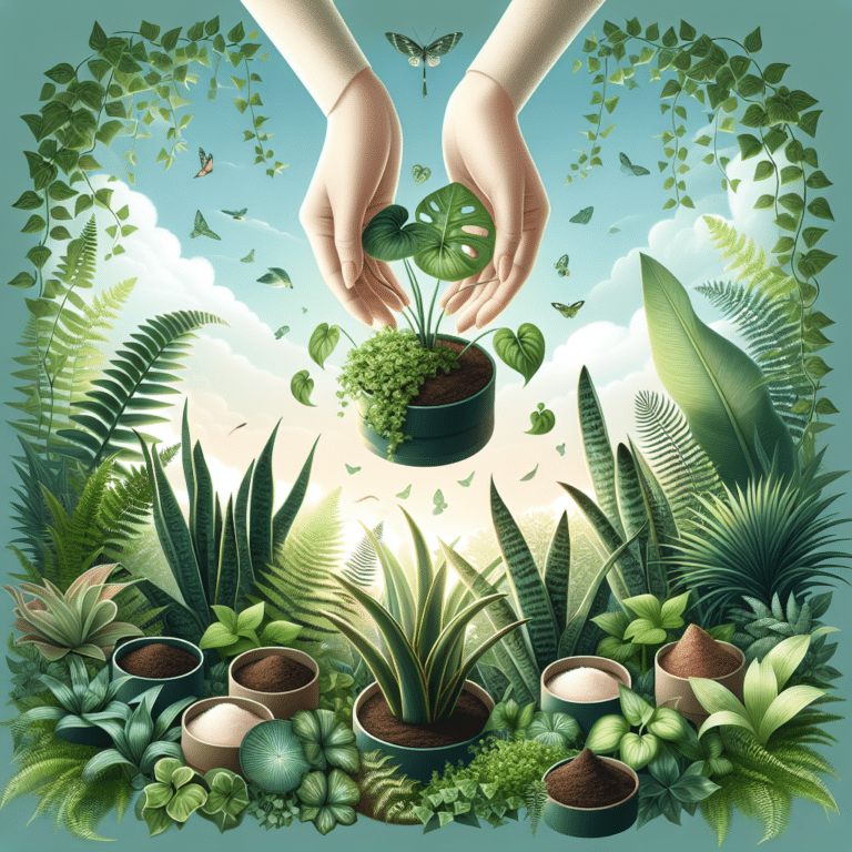 Adubação: nutrindo suas plantas que purificam o ar