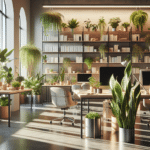 Plantas que aumentam a produtividade em escritórios modernos