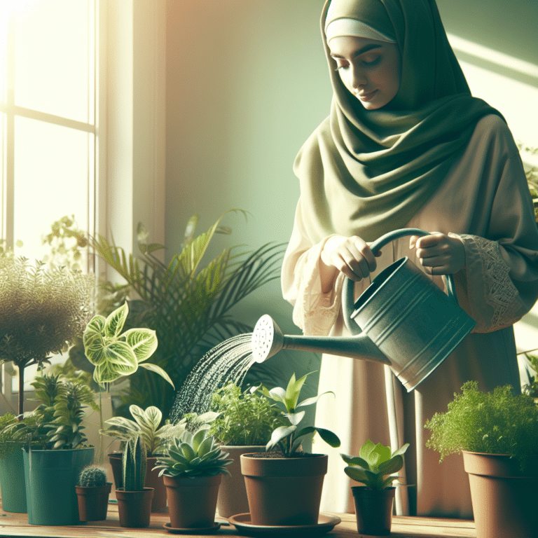 Regando corretamente suas plantas purificadoras